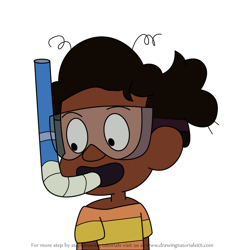 How to Draw Scuba from Craig of the Creek