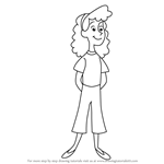 How to Draw Betsy from Curious George