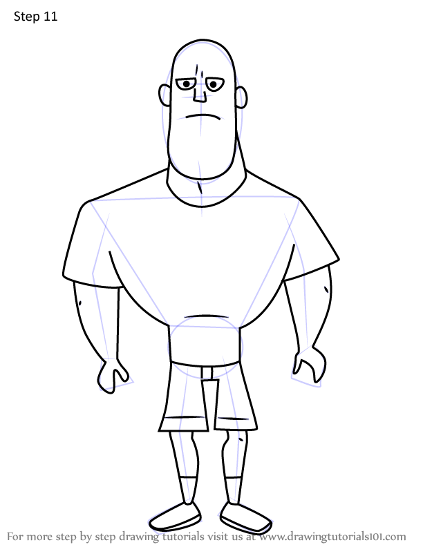 How to Draw Jack from Dan Vs (Dan Vs) Step by Step