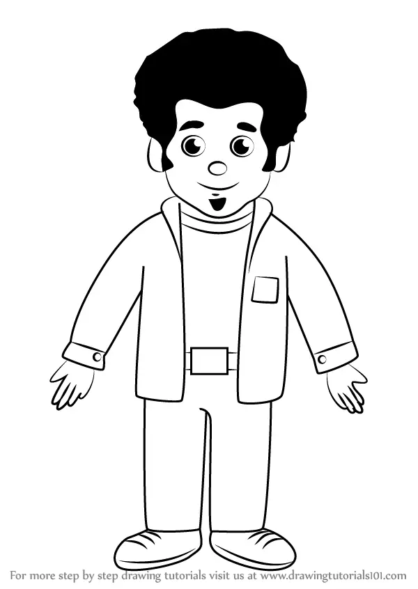 Learn How to Draw Music Man Stan from Daniel Tiger's Neighborhood