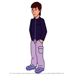 How to Draw Tom Sloane from Daria