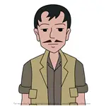 How to Draw Vincent Lane from Daria