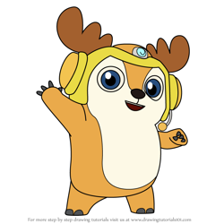 How to Draw Kai from Deer Squad