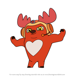 How to Draw Rammy from Deer Squad