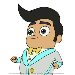 How to Draw Sir Steel from Deer Squad