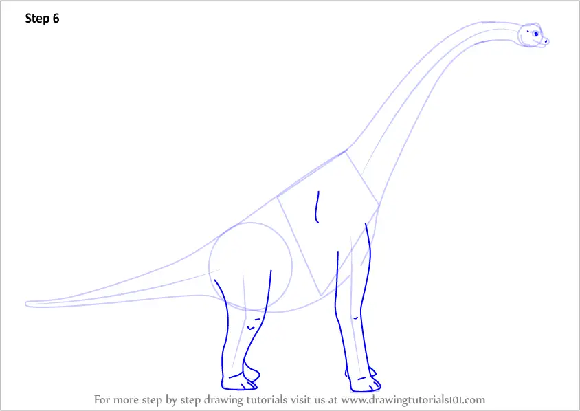 Learn How to Draw Brenda Brachiosaurus from Dinosaur Train (Dinosaur