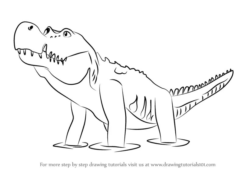 dinosaur train deinosuchus toy