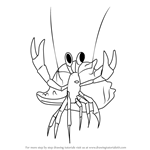 How to Draw Henry Hermit Crab from Dinosaur Train
