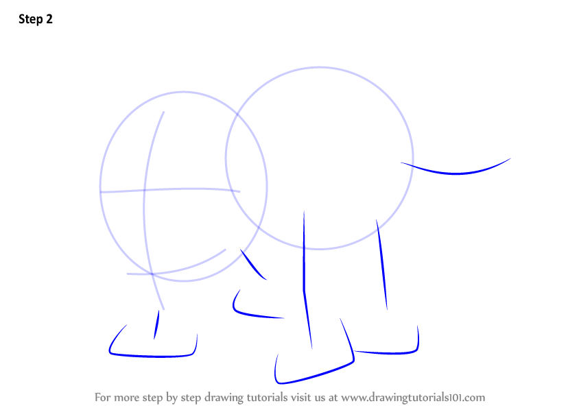 Download Step by Step How to Draw Stacie Styracosaurus from Dinosaur Train : DrawingTutorials101.com