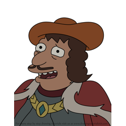 How to Draw Duke of Twinkletown from Disenchantment