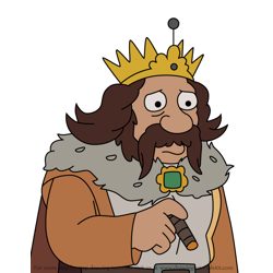 How to Draw King Xøg from Disenchantment