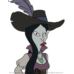 How to Draw Queen Oona from Disenchantment