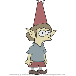 How to Draw Shocko from Disenchantment