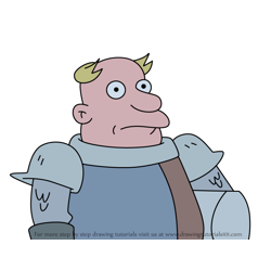 How to Draw Sir Turbish from Disenchantment
