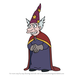 How to Draw Sorcerio from Disenchantment
