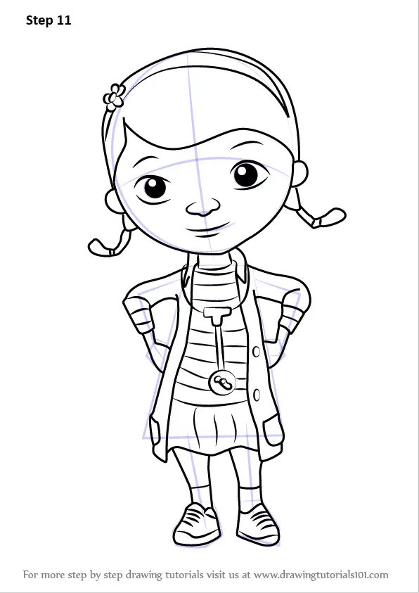 Learn How to Draw Doc from Doc McStuffins (Doc McStuffins) Step by Step