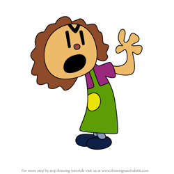 How to Draw Donna from Dog Man