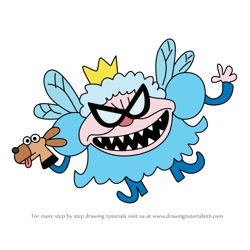 How to Draw The Fair Fairy from Dog Man