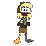 How to Draw Della Duck from DuckTales