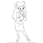 How to Draw Gandra Dee from DuckTales