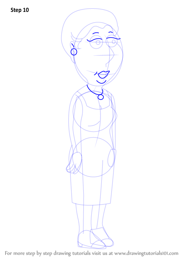 How To Draw Barbara Pewterschmidt From Family Guy Family Guy Step By How to draw barbara pewterschmidt from family guy family guy step by