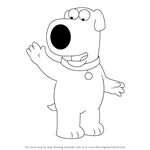 How to Draw Brian Griffin from Family Guy