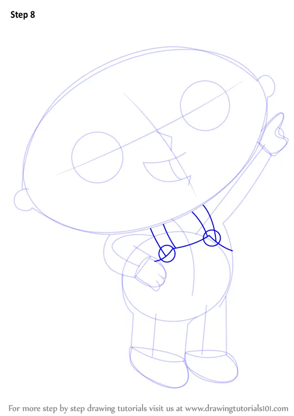 Step by Step How to Draw Stewie Griffin from Family Guy ... - 598 x 844 png 48kB