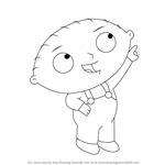 How to Draw Stewie Griffin from Family Guy
