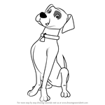 How to Draw Nipper Dog from Fireman Sam