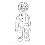 How to Draw Norman Price from Fireman Sam