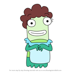 How to Draw Mrs. Goldfishberg from Fish Hooks