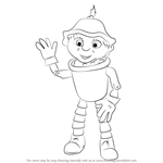 How to Draw Ben from Flower Pot Men