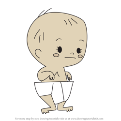 How to Draw Big Fat Baby from Fosters Home for Imaginary Friends