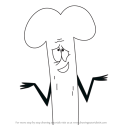 How to Draw Bone from Fosters Home for Imaginary Friends