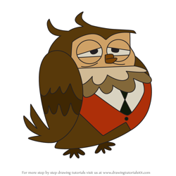 How to Draw Hootin' Andy from Fosters Home for Imaginary Friends