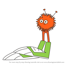 How to Draw Jimmy Shoes from Fosters Home for Imaginary Friends