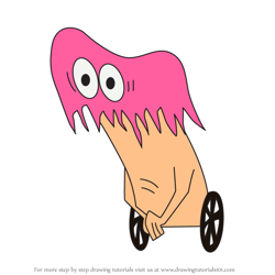 How to Draw Moptop from Fosters Home for Imaginary Friends
