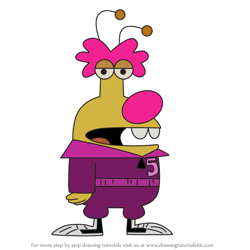 How to Draw Peanut Butter from Fosters Home for Imaginary Friends