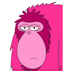 How to Draw Preparation Ape from Fosters Home for Imaginary Friends
