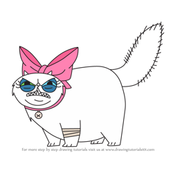 How to Draw Tabby from Fosters Home for Imaginary Friends
