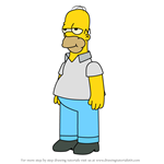 How to Draw Homer Simpson from Futurama