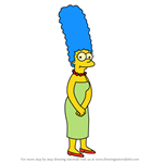 How to Draw Marge Simpson from Futurama