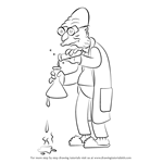 How to Draw Professor Farnsworth from Futurama