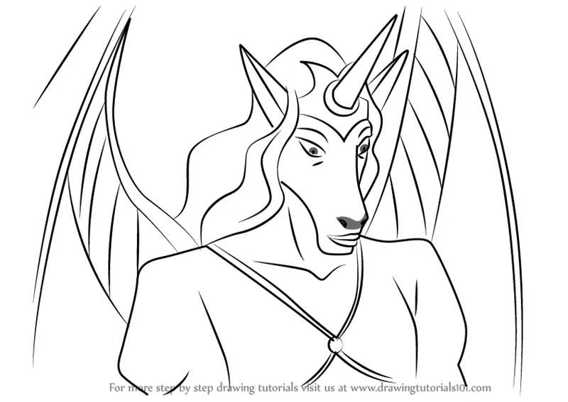 Learn How to Draw Una from Gargoyles (Gargoyles) Step by ...