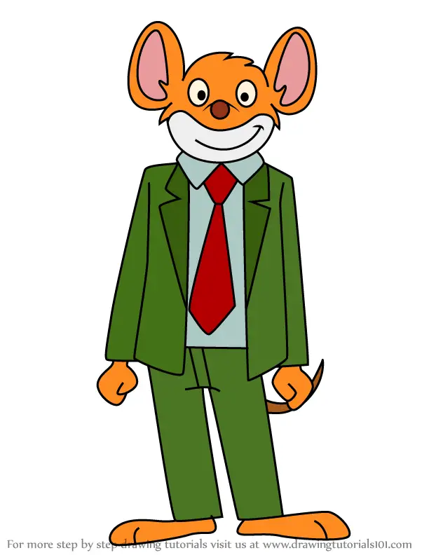 Learn How to Draw Geronimo Stilton from Geronimo Stilton (Geronimo Stilton)  Step by Step : Drawing Tutorials