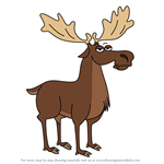 How to Draw Zorka's Pet Moose from Get Blake!