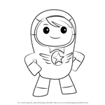 How to Draw Kyan from Go Jetters