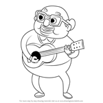 How to Draw Grandpa from Golan the Insatiable