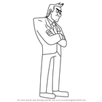 How to Draw Agent Trigger from Gravity Falls