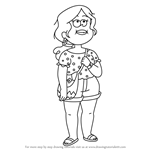 How to Draw Melody from Gravity Falls